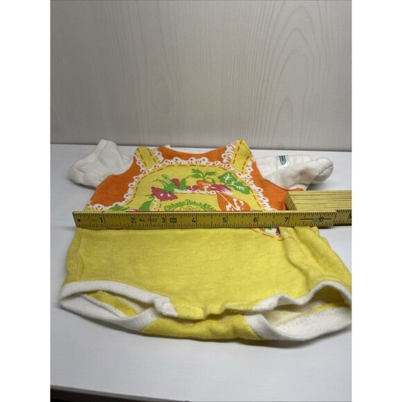 Vintage Cabbage Patch Kid Vegetable Garden Romper CPK  Made In Taiwan 1984 HTF - Picture 12 of 13